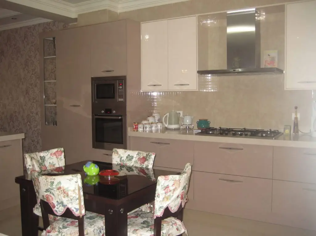 Modern kitchen with custom cabinetry