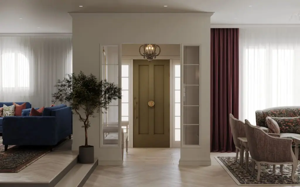 Entry hall after renovation